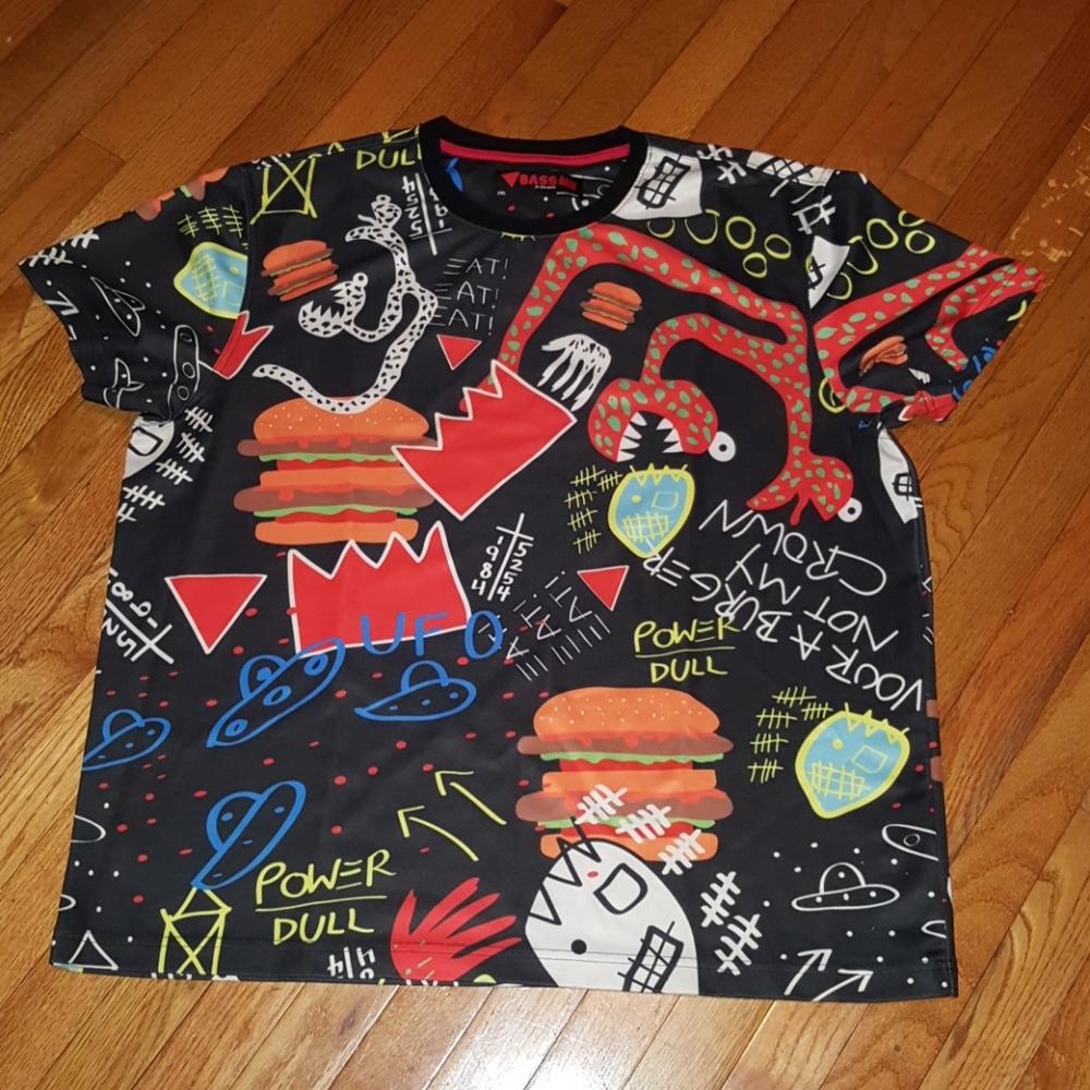 Brass short sleeve men's shirt